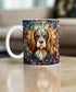 Cavalier King Charles Spaniel Suncatcher Artwork Ceramic Mug